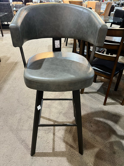 Amisco Vegan Leather Grisom Bar Stool