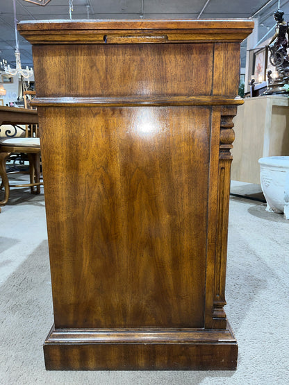 Drexel 1960's Louis XVI Mahogany Bar Cart