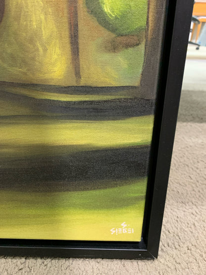 Sam Siegel "Abstract Forrest" in Black Frame