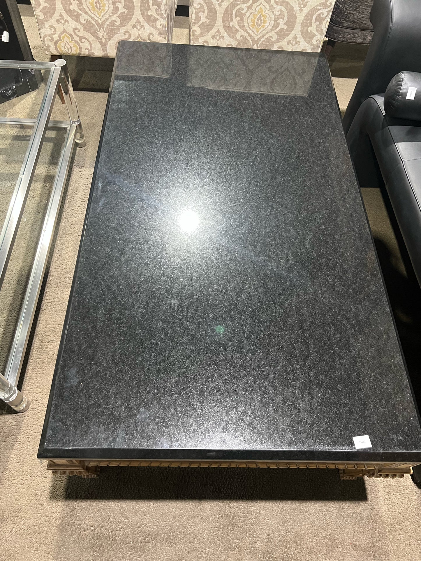 Kreiss Black Marble Table