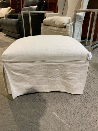 Beige Linen Armchair