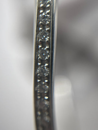 Chanel 18K White Gold & Diamond "Plume de Chanel" Bracelet
